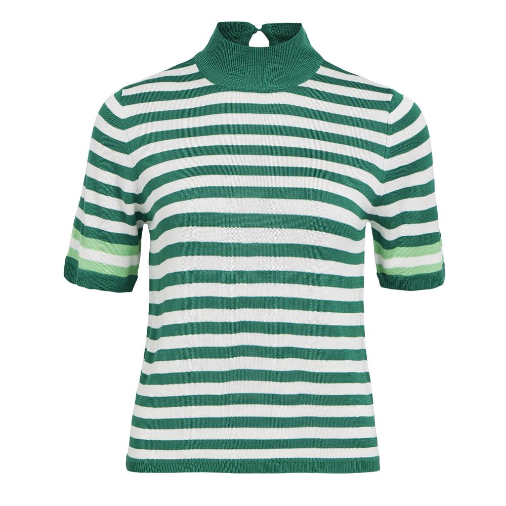 Object Pull à Rayures Vert/Blanc Femme Object Danya