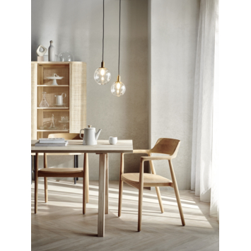 WOOOD tafelblad Tablo boomstam eikenhout 180 x 90 cm