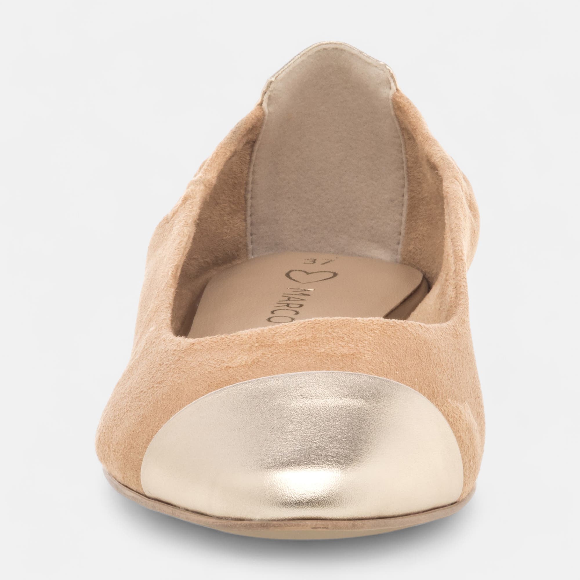 Ballerines Femme camel