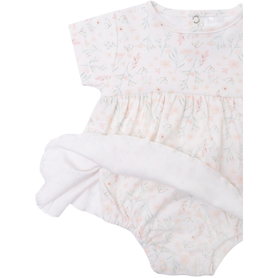 Liliput Bodykleid Blumen weiss-rosa