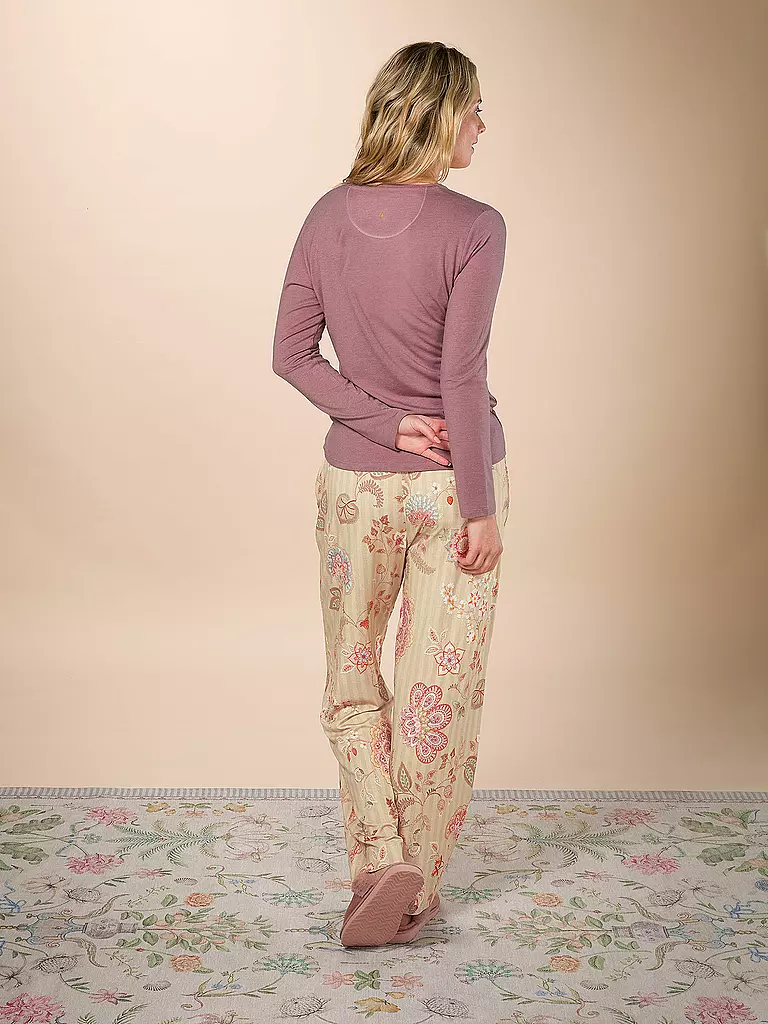 PIP STUDIO Loungewear Langarmshirt TOM rosa