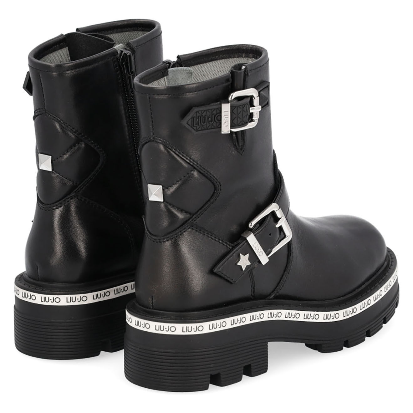 Liu-Jo Boots en Cuir Tailor noires