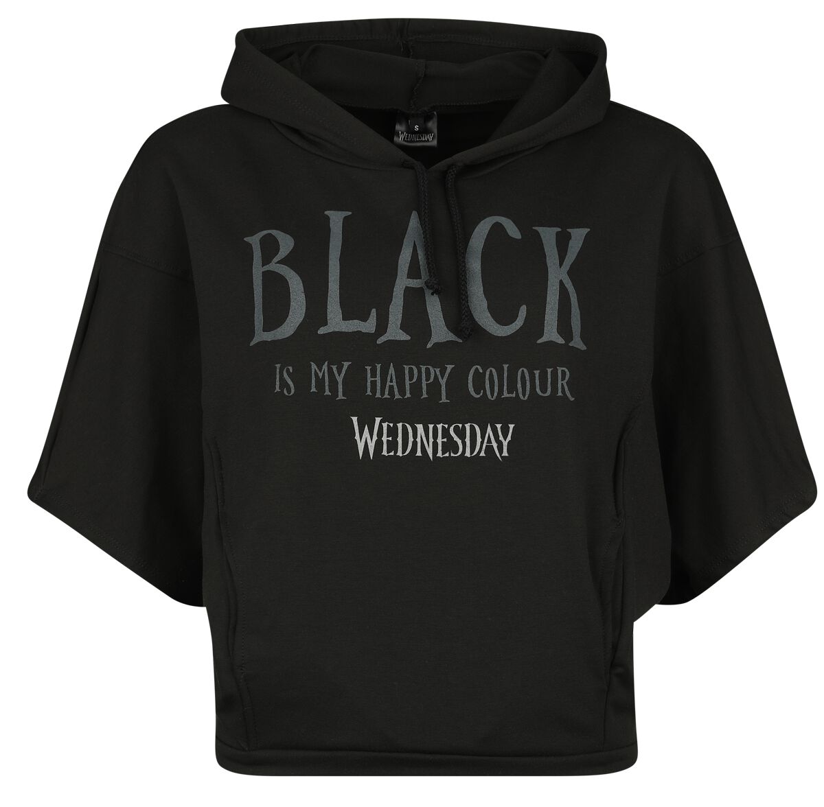 Wednesday - Black is my happy colour | Wednesday Sweat-shirt à capuche