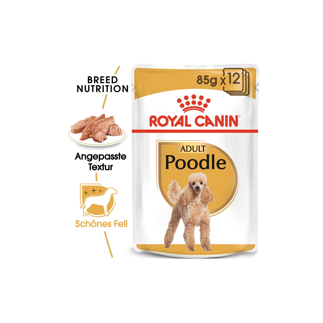 ROYAL CANIN Poodle Adult in Soße 12x85 g