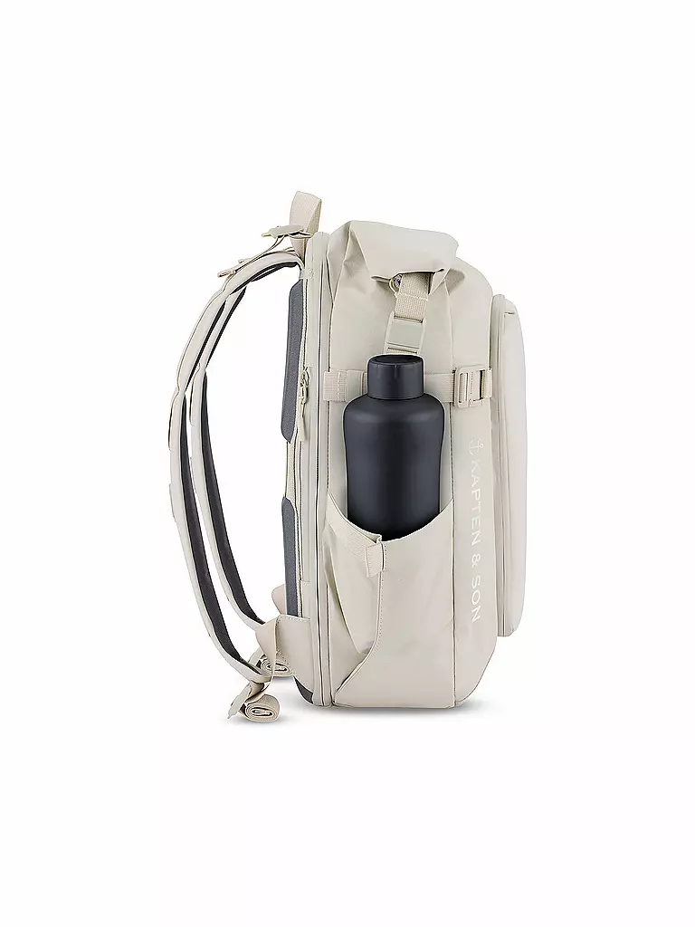 KAPTEN & SON Rucksack LISBON, erweiterbar beige