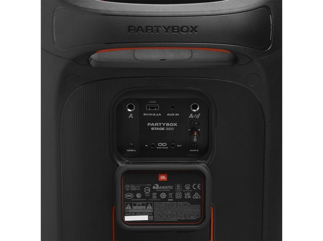 COLUNA ALTA POTÊNCIA JBL PARTYBOX STAGE 320 240W AUT 18H