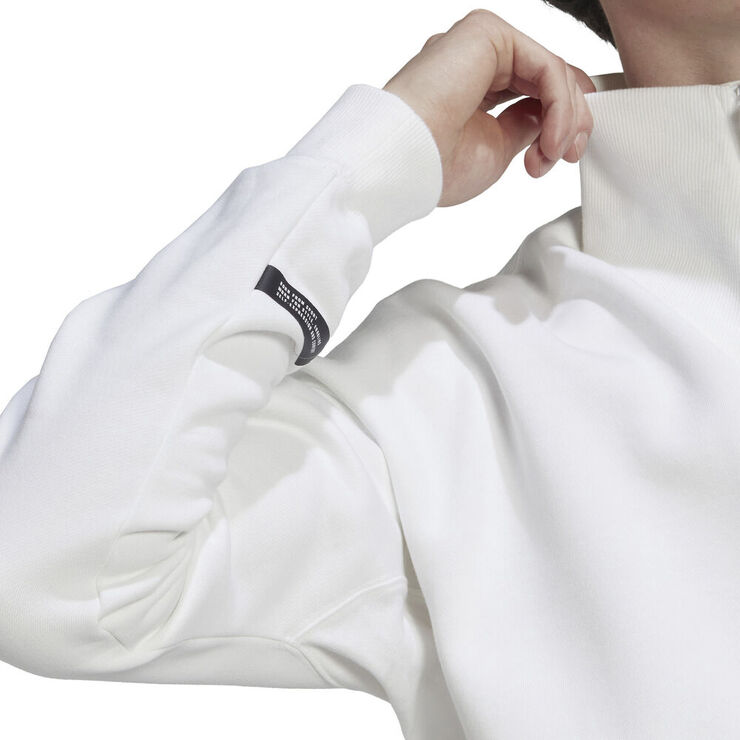 adidas 1/4 Zip sweatshirt Hvid