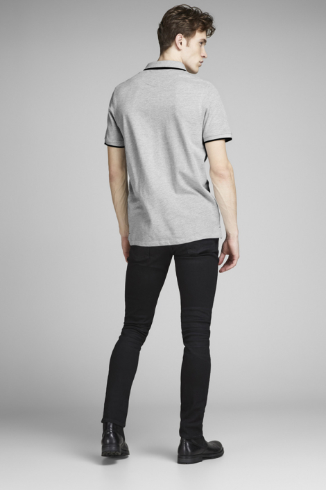 Jack & Jones grijze heren polo