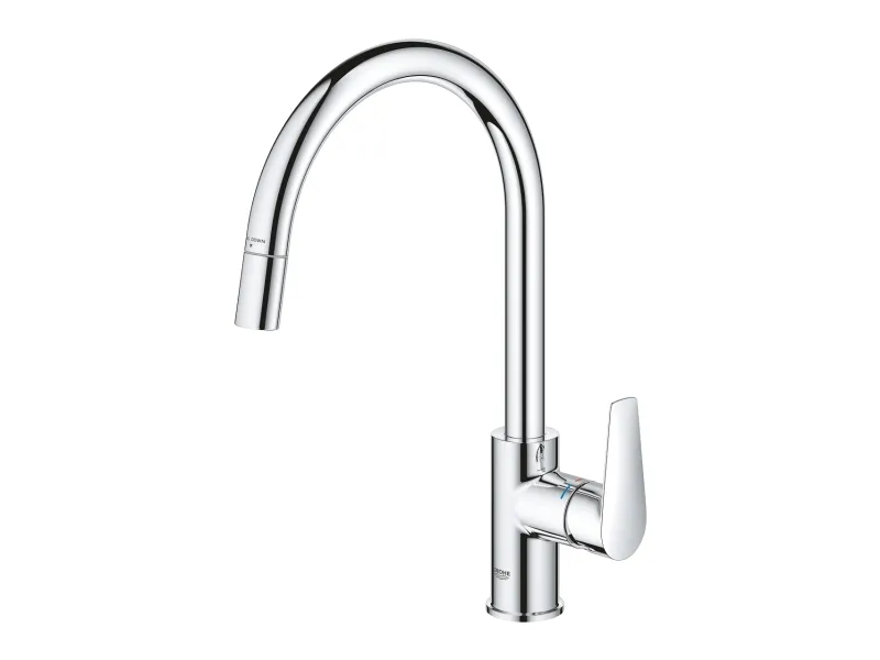 Grohe BauEdge Køkkenarmatur - C-Tud Udtræk 8,0l chrome