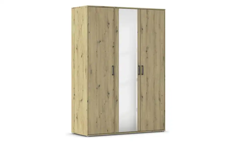 Drehtürenschrank ohne Absetzung 140 cm 3 Stück