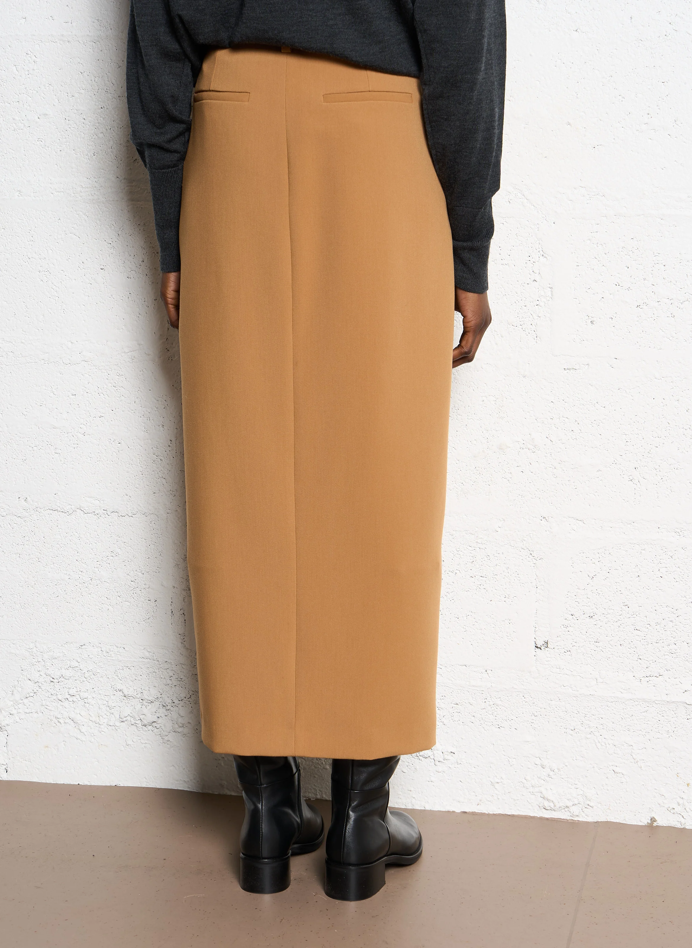 CHIRLI - Jupe crayon| Marron