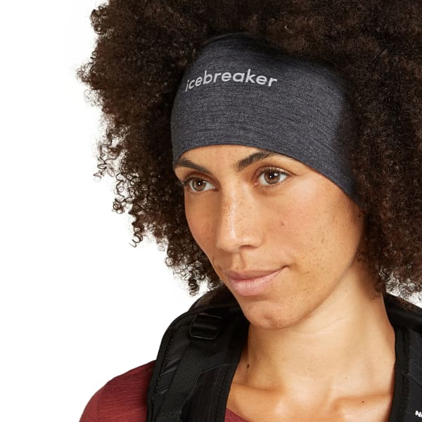 Bandeau cache cou randonnée ICEBREAKER MER 200 OASIS HEADBAND JET HTHR