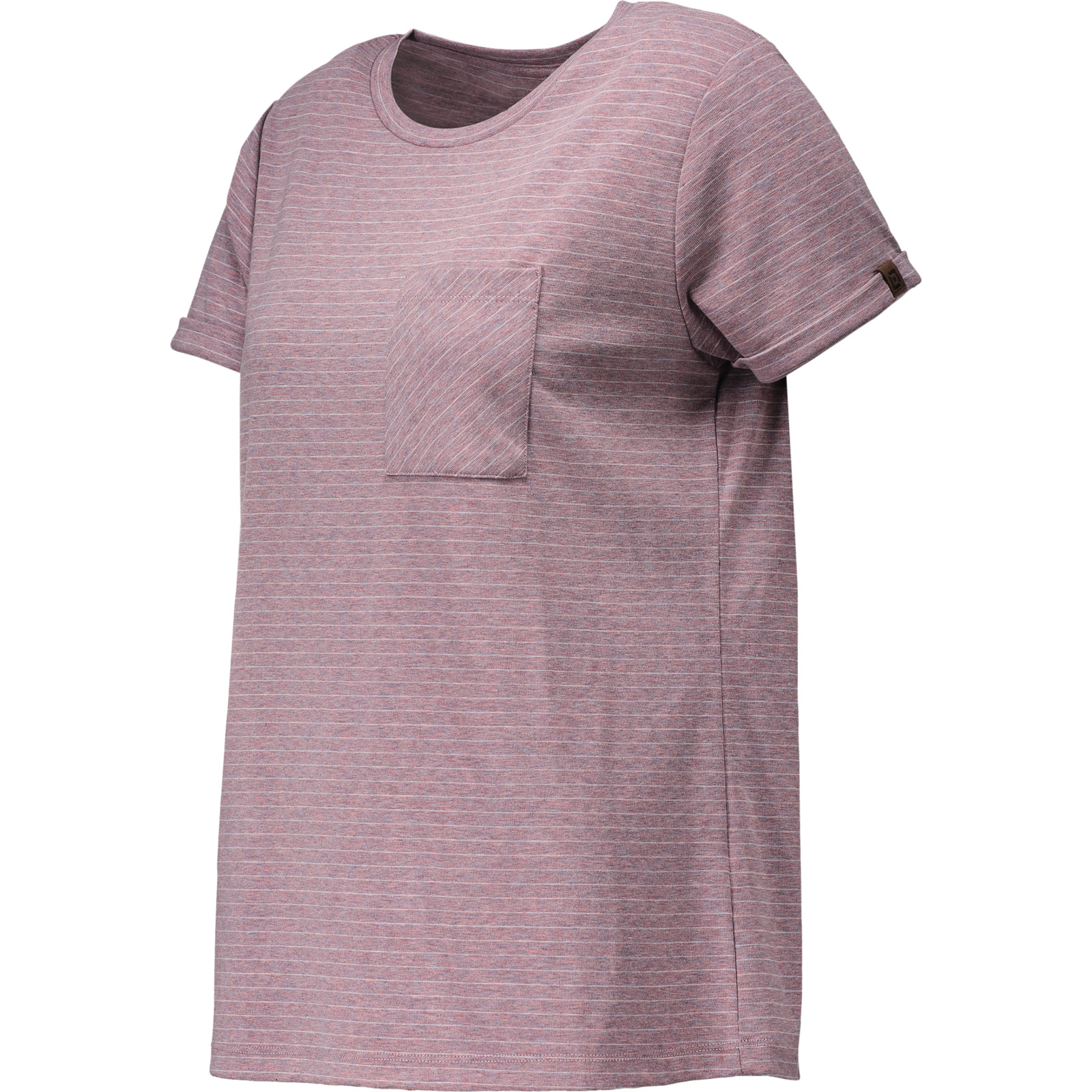 Belowzero Damen-T-Shirt Streifen S, lila