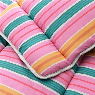 Couette DÉCO DOUBLE FACE fleurs exotiques – BECQUET CRÉATION - Légère ou chaude
