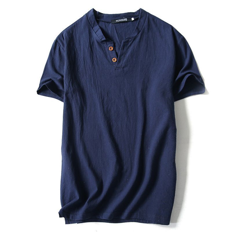YIKES - T-shirt met korte mouwen en inkeping aan de hals