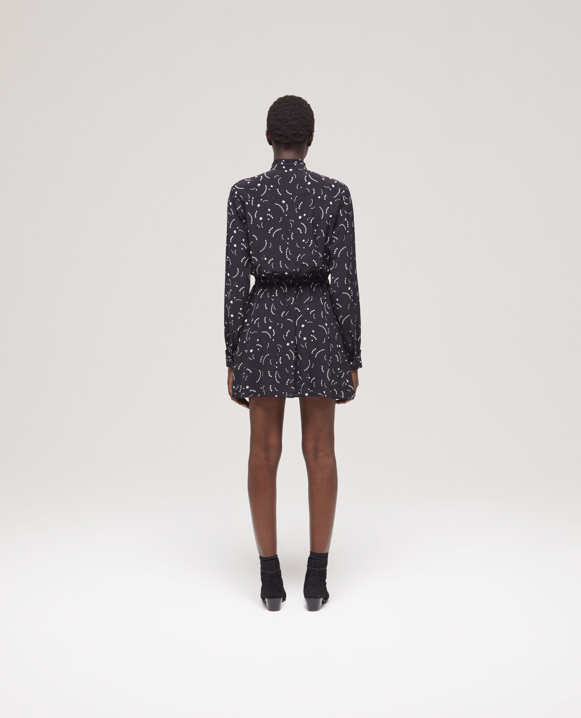 Robe courte imprimée
