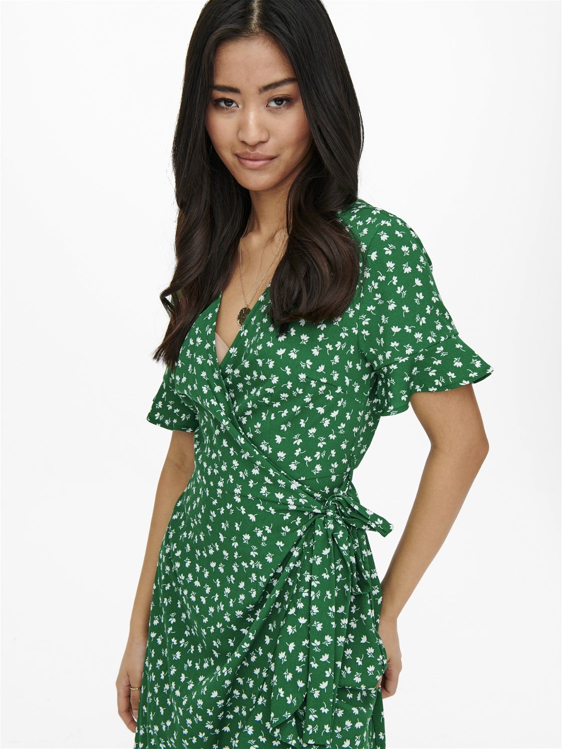 ONLOLIVIA Kurzes Kleid Verdant Green