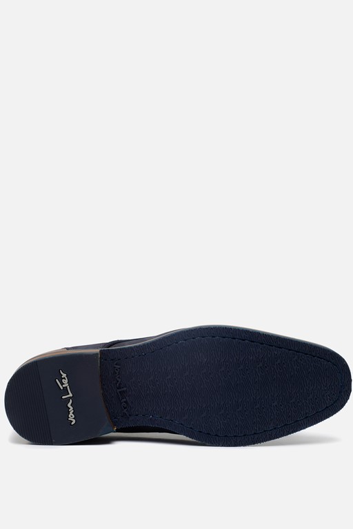 Van Lier Amalfi Veterschoenen blauw Nubuck