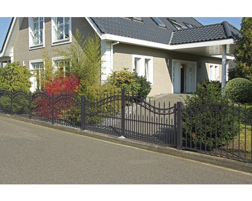 Schuttingpaneel ALBERTS Bordeaux 160 x 120 cm mat zwart