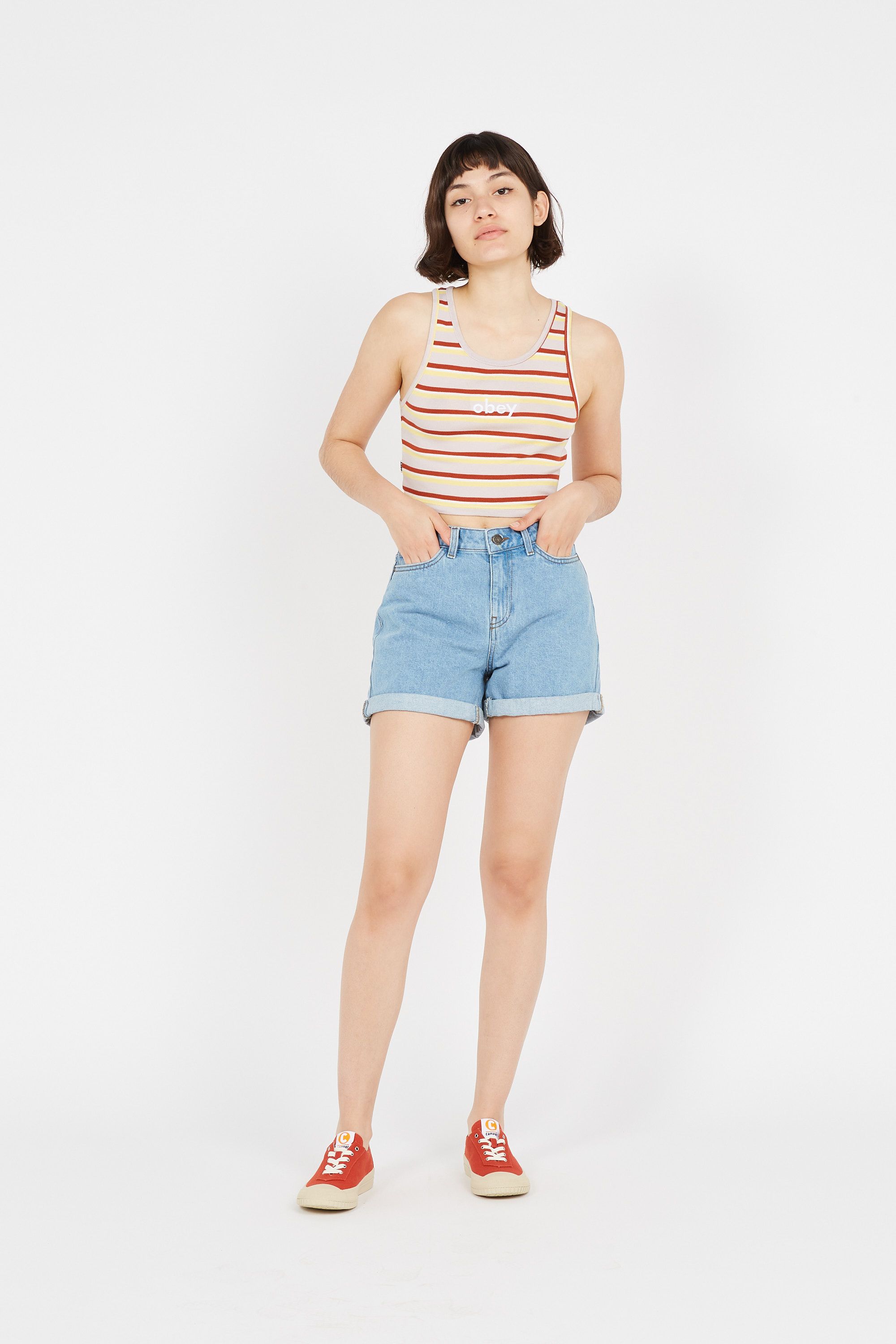 OBEY Crop top GLADE TANK TOP Multicolore
