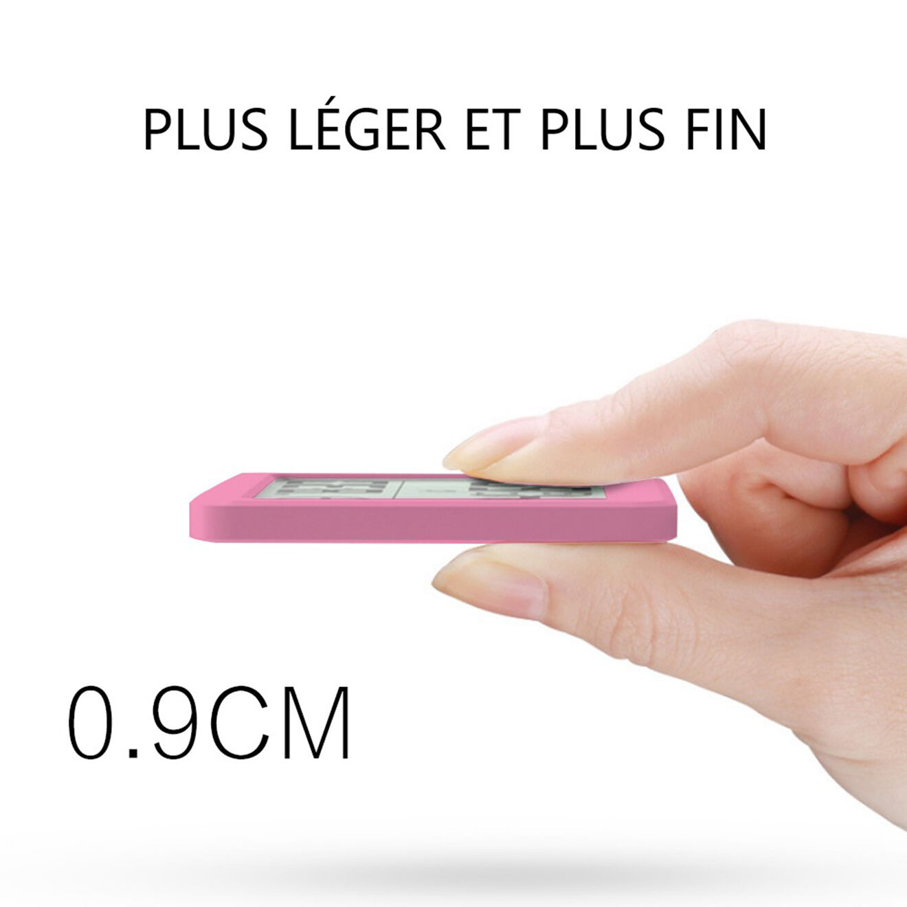 Onamaste Thermomètre numérique éléctronique rose