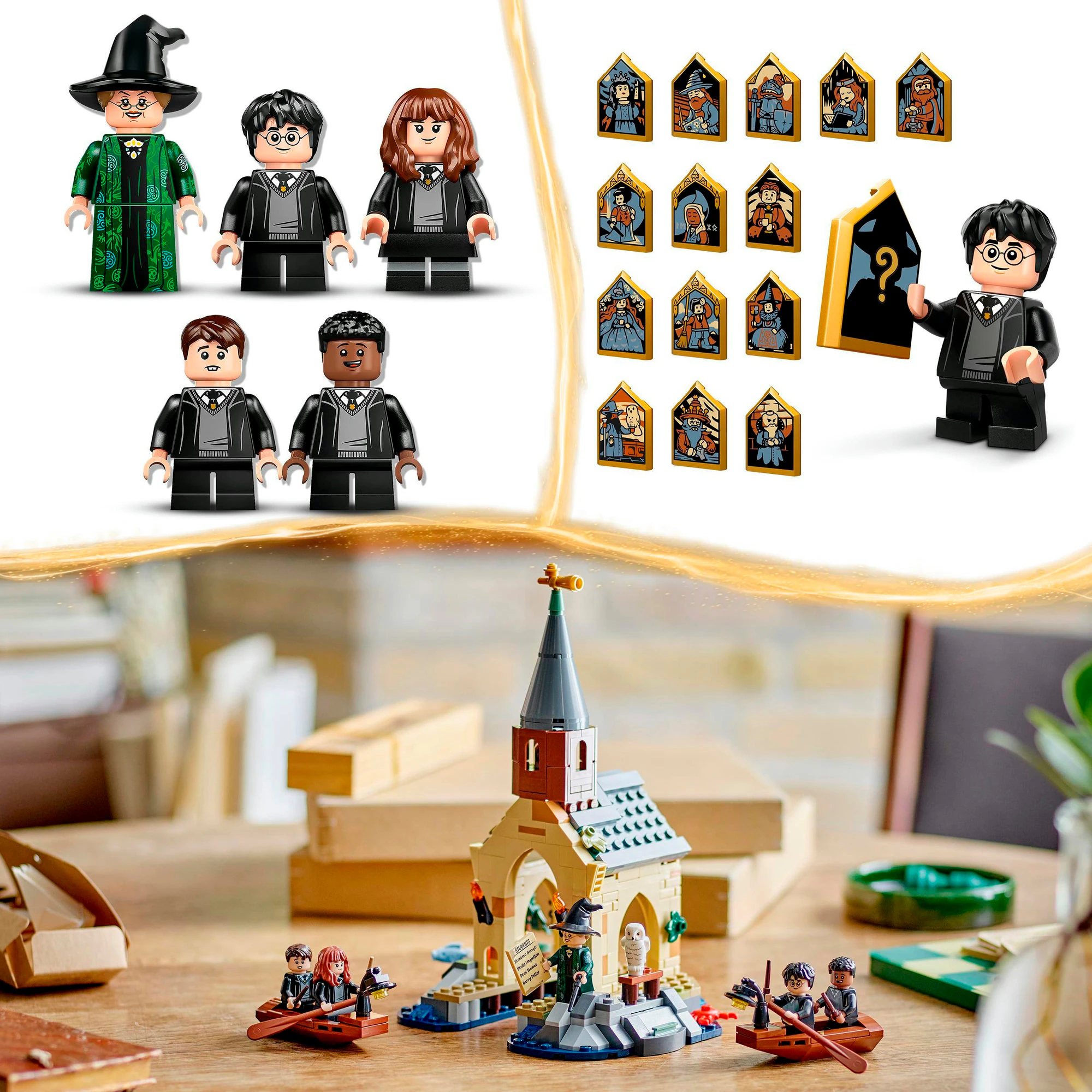LEGO Konstruktionsspielzeug Harry Potter Bootshaus von Schloss Hogwarts