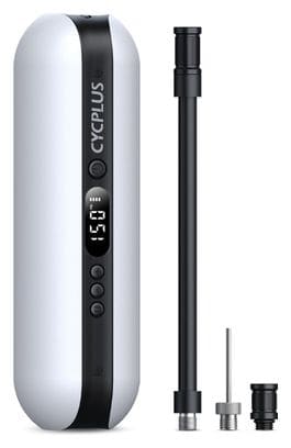Pompe électrique - Mini compresseur - CYCPLUS A2 PRO blanc : gonflage rapide pour toutes les valves