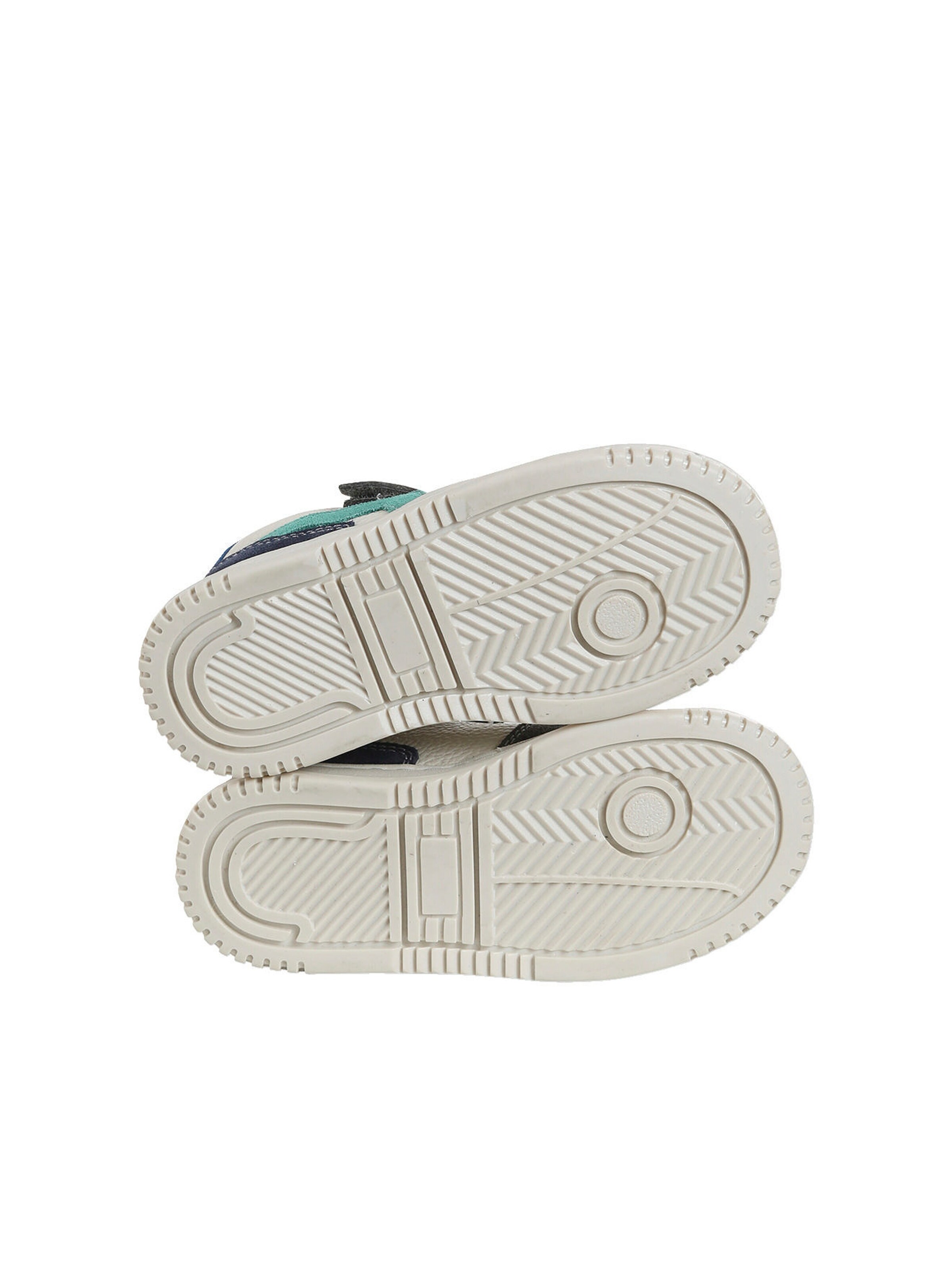 Vertbaudet Kinder Ledersneakers mit Anziehtrick und elastischer Schnürung set weiß