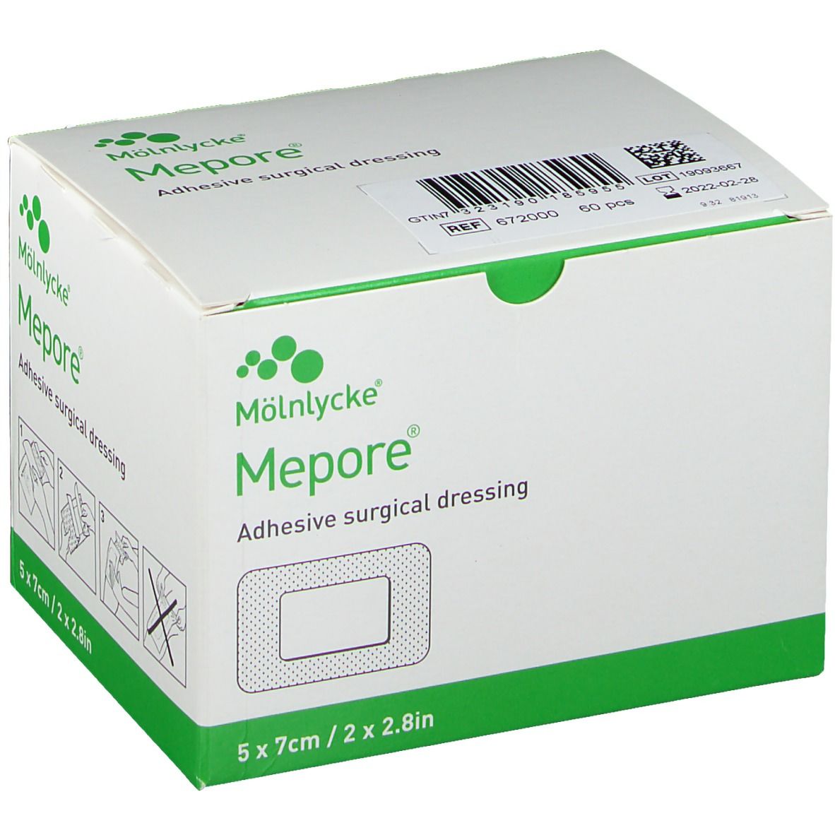 Mepore® Wundverband 5 x 7 cm steril