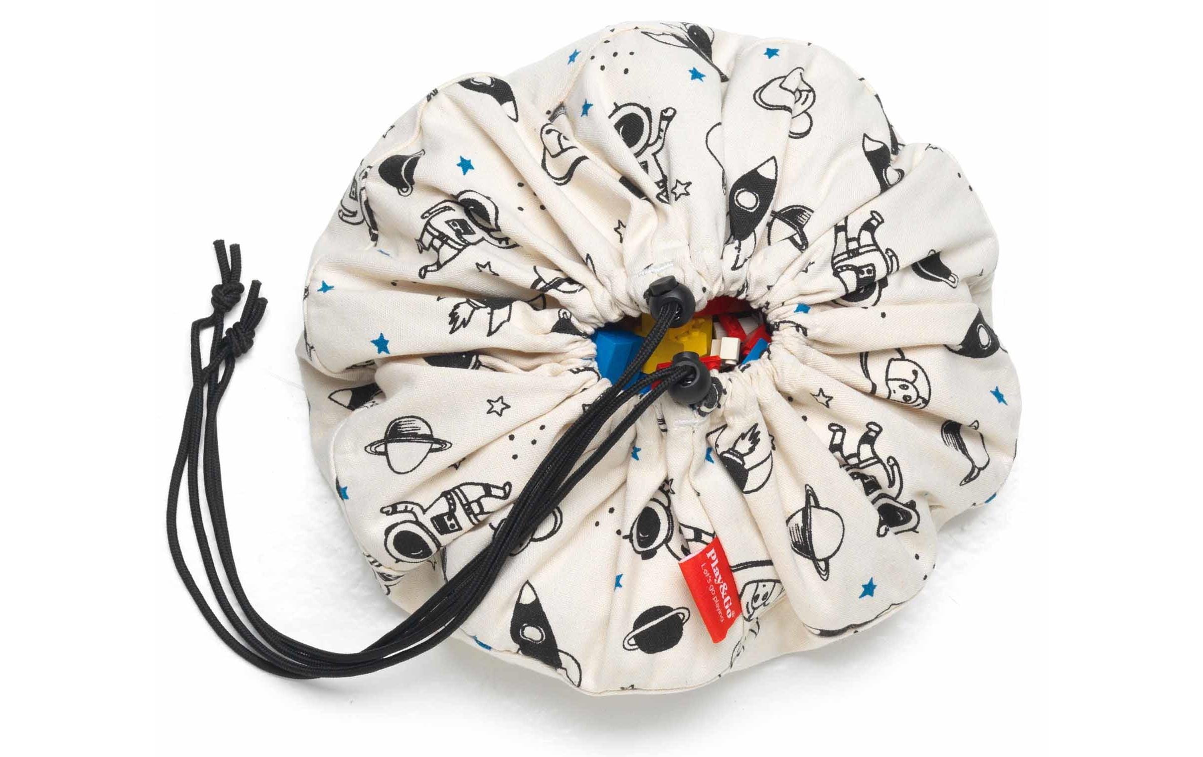 Spielzeugtasche Play & Go Space2-in-1-Funktion: Aufbewahrungssack und Spielmatte