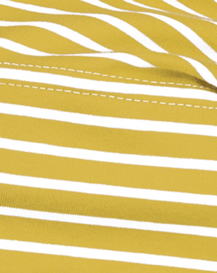 Jersey-Beanie STRIPES in strohgold