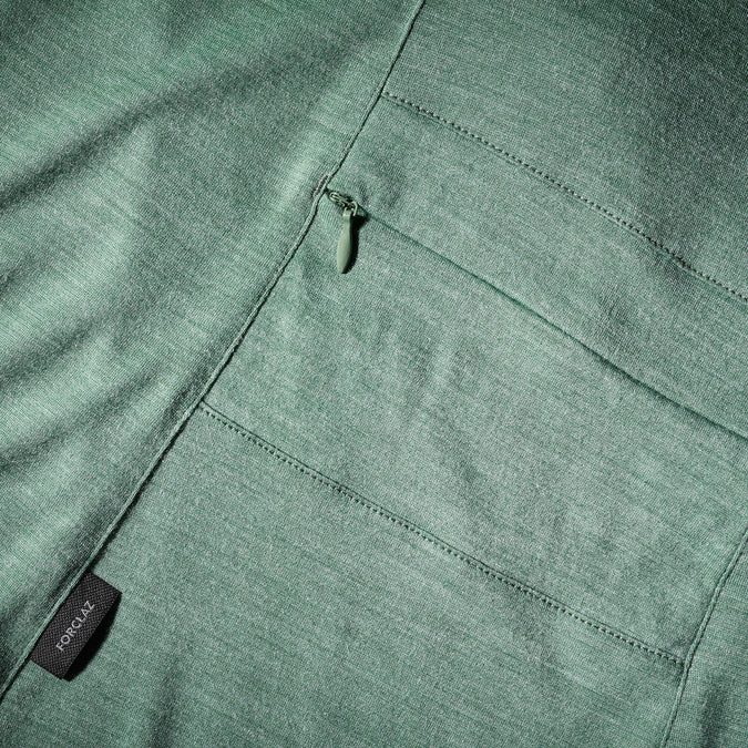 Decathlon Forclaz - Regata feminina Forclaz em lã merino para mochilão e viagens - Travel 500