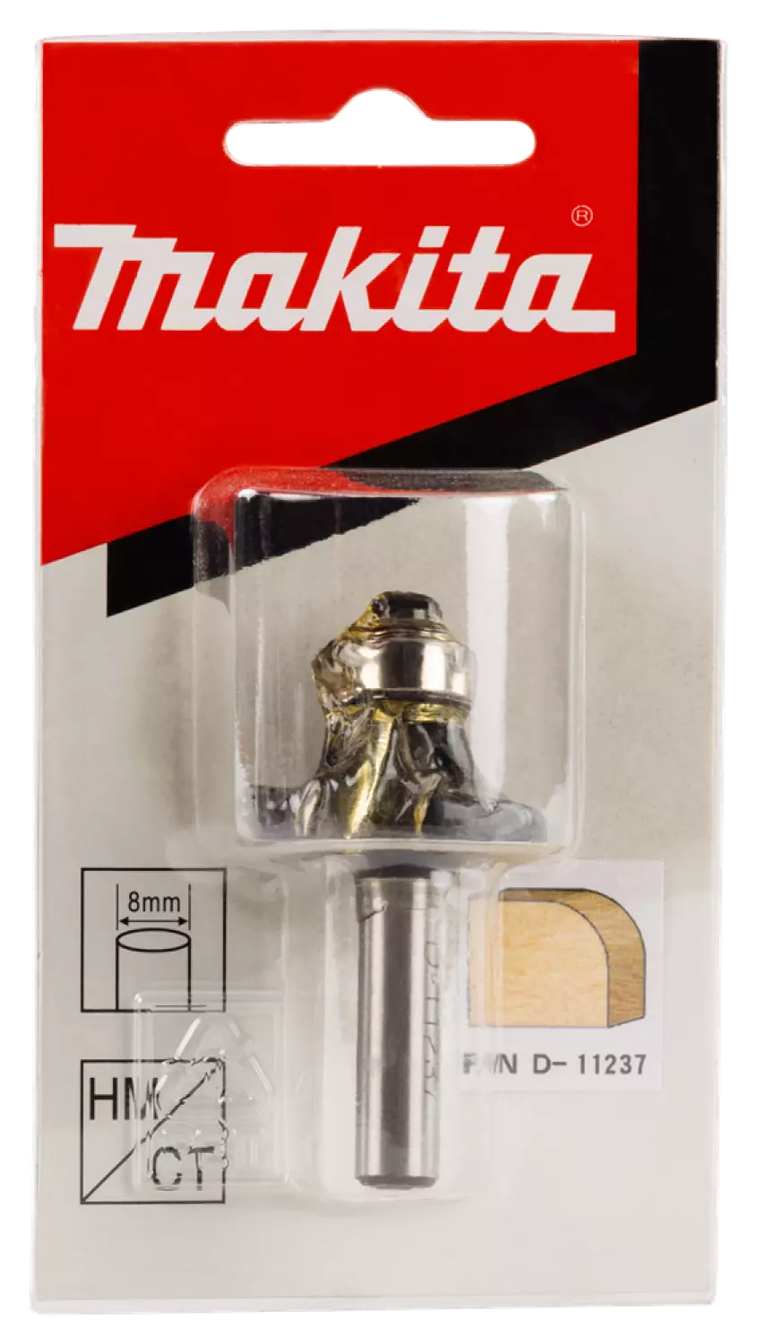 Makita D-11237 Afrondfrees lag R8 S8