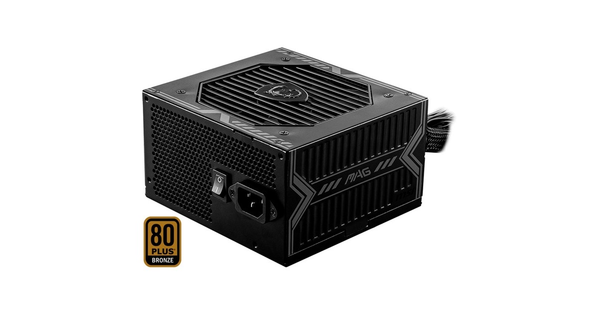 MSIMAG A550BN 550 watt voeding   (Zwart, 2x PCIe)