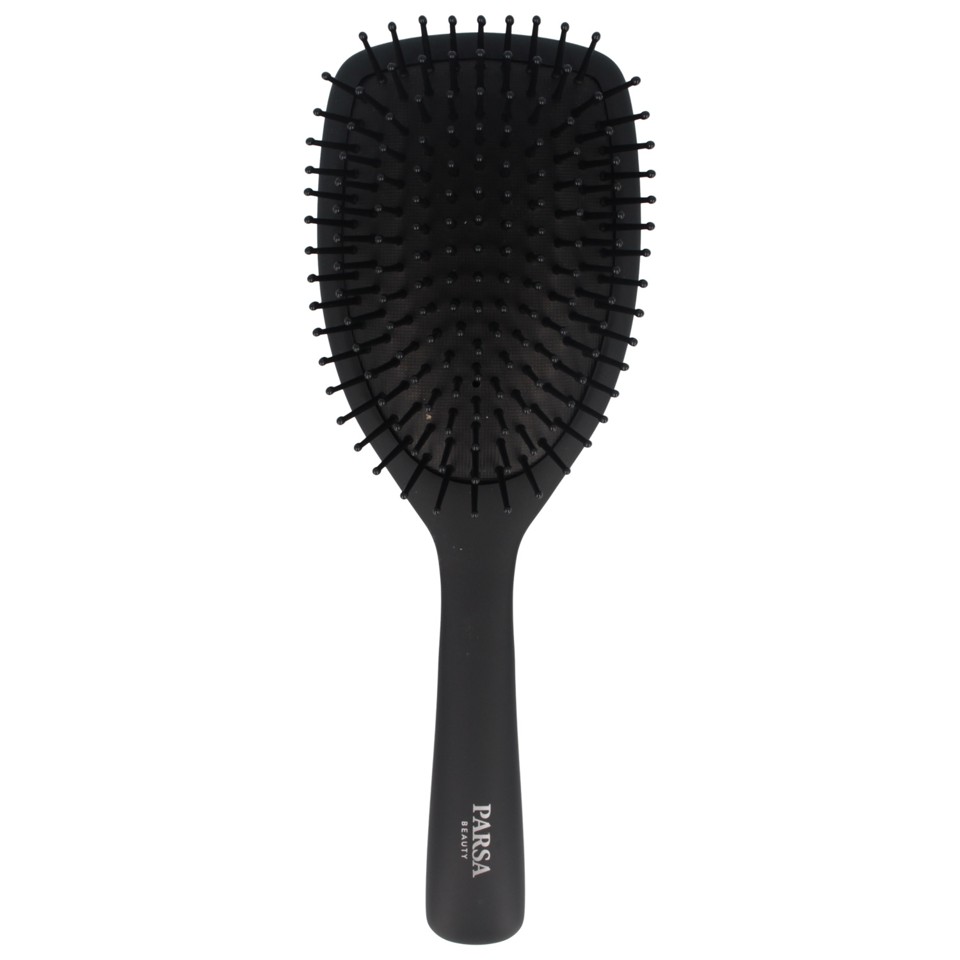 Parsa - Carbon Antistatic Paddle Brush Large Black - Hårbørste