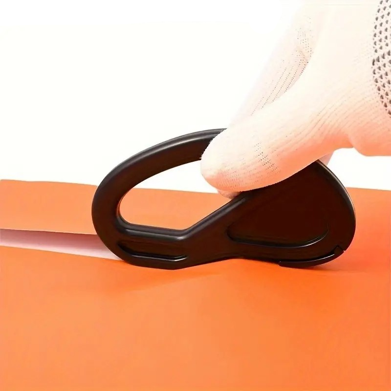 (10x6cm) Geschenkpapier Schneider Messer Folienschneider Cutter - Schwarz
