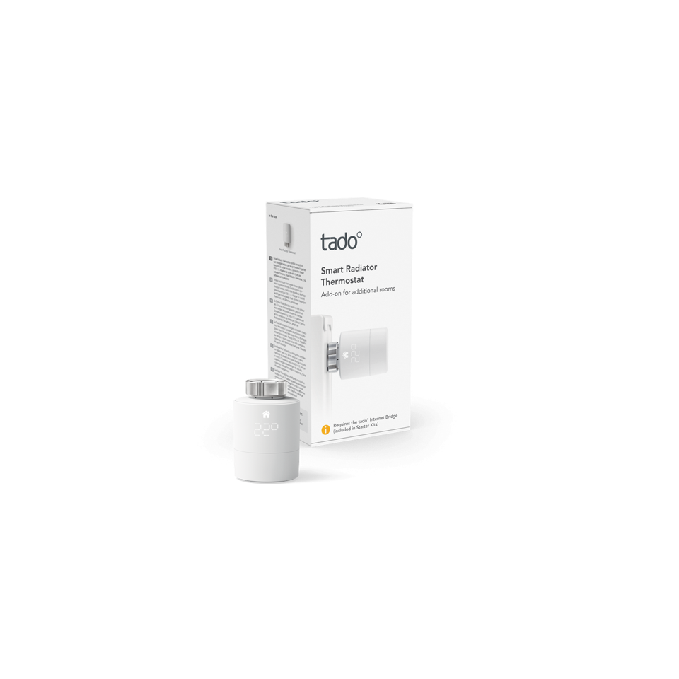 Tado - Smart Termostat Startpakke med bridge & 2 Termostater - Bundle