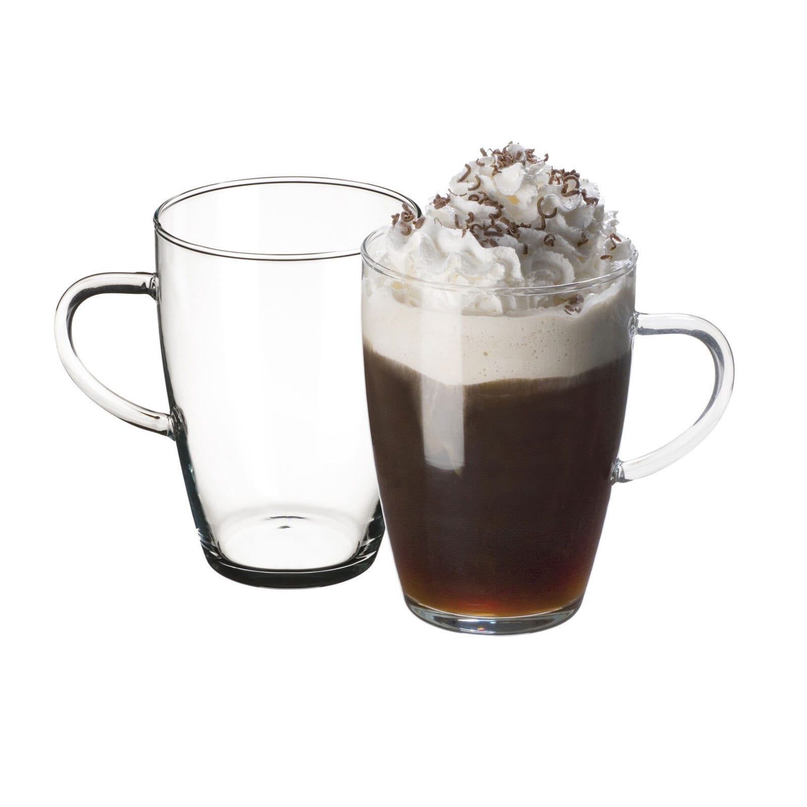 BOHEMIA SELECTION Tee- / Kaffeeglas LYRA 2er Set transparent