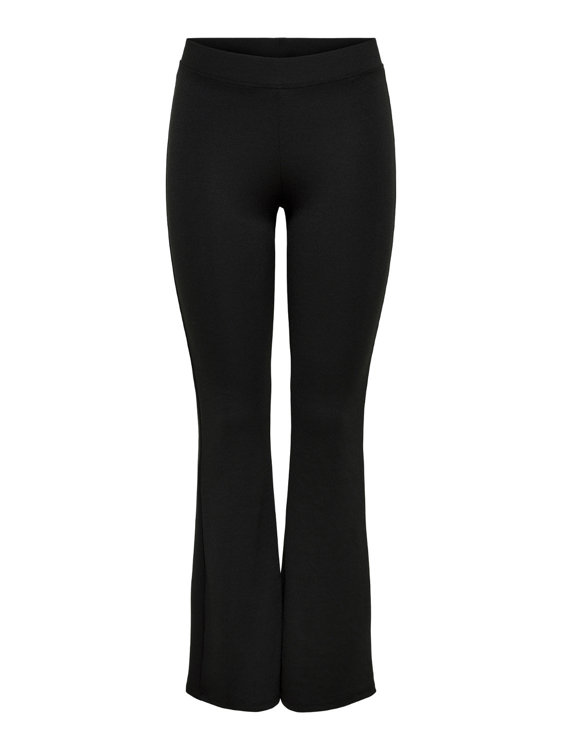 ONLFEVER Mittlere Taille Normal geschnitten Hose mit weitem Beinschnitt Black