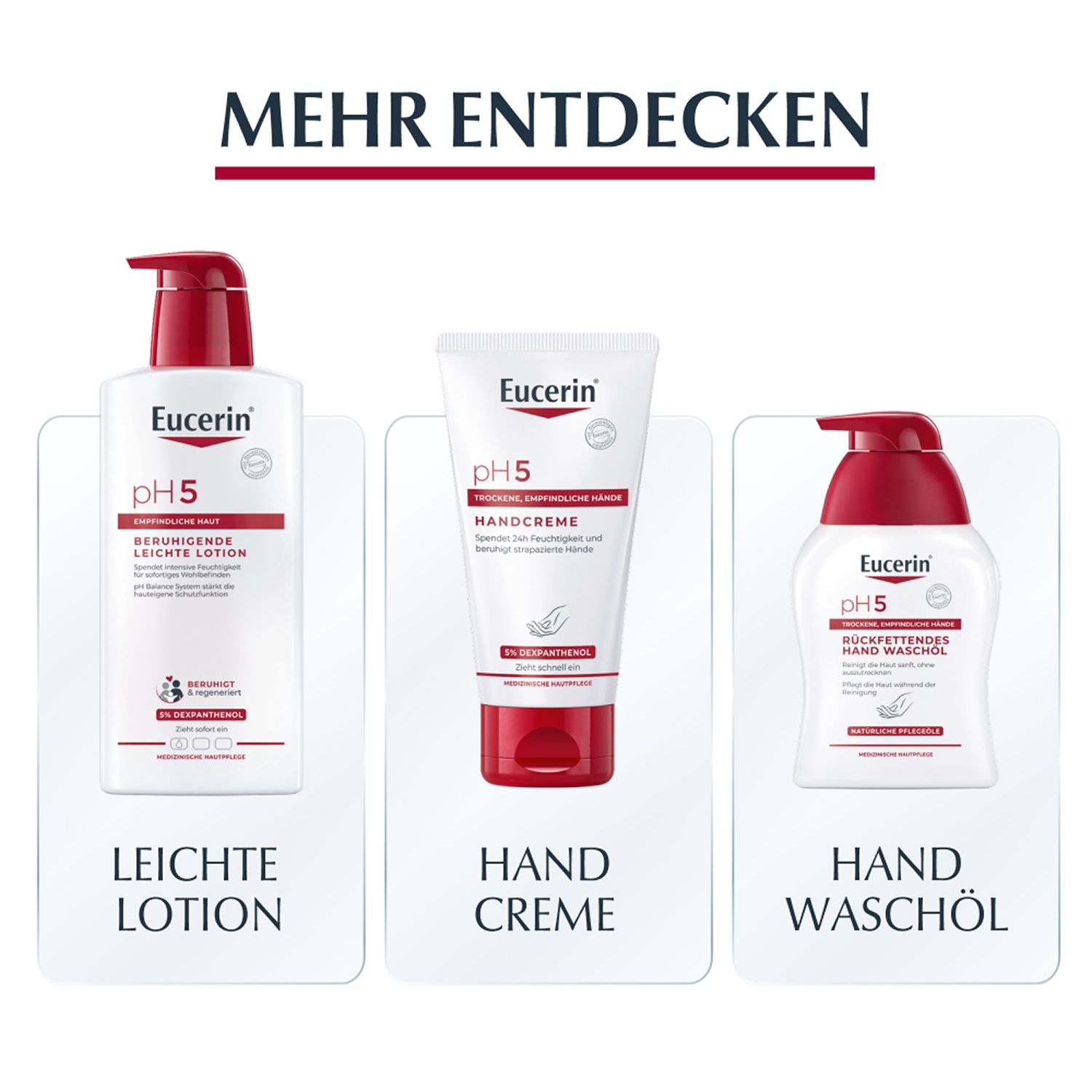 Eucerin® pH5 Duschgel – Seifenfreie Reinigung für trockene und strapazierte Haut