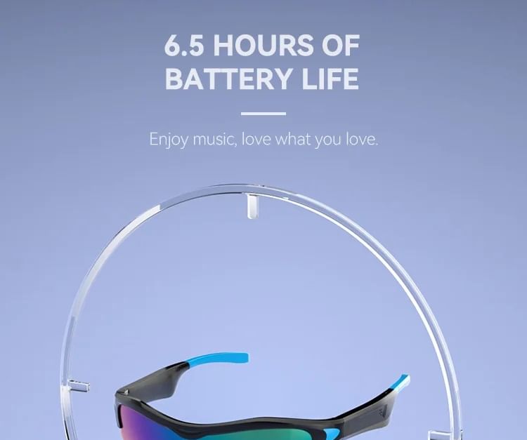 HOMTEC - USB oplaadbare Bluetooth audio slimme zonnebril