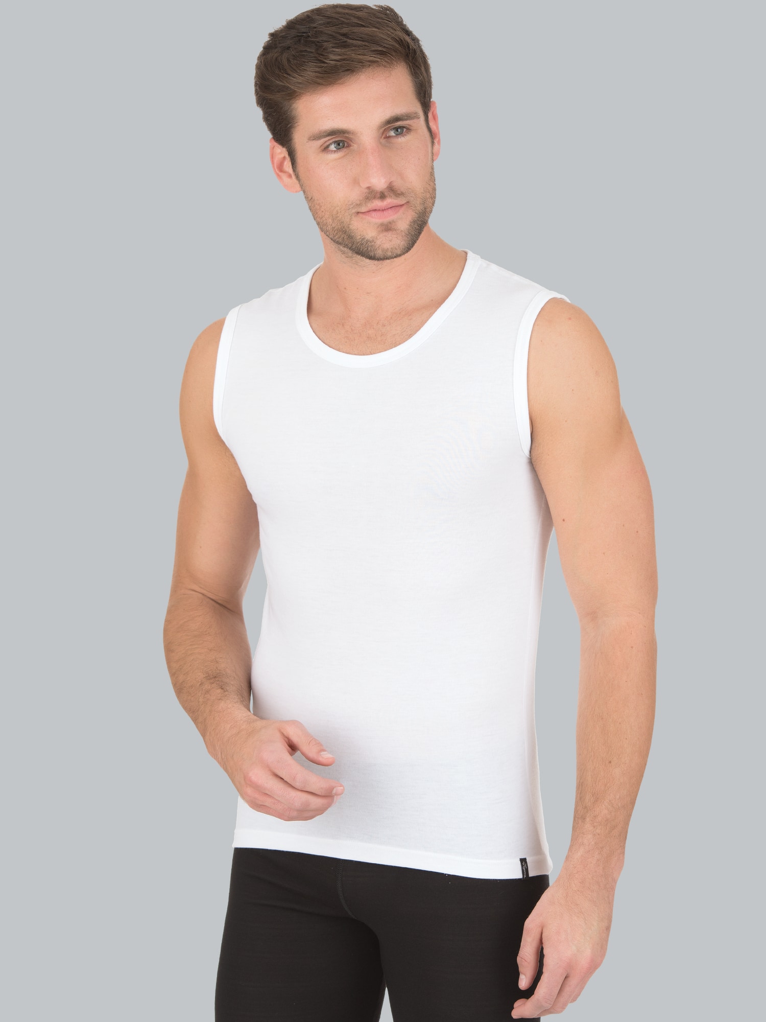 Ski-/Sport-Trägershirt Weiss