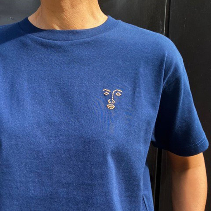 T-Shirt Wollwo Dunkelblau
