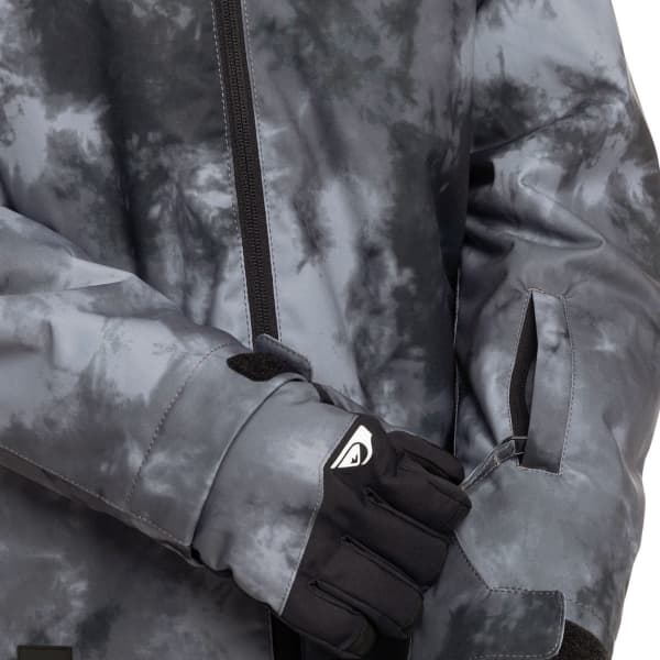 Veste de ski QUIKSILVER MISSION PRINTED YOUTH JK TRUE BLACK QUIET STORM