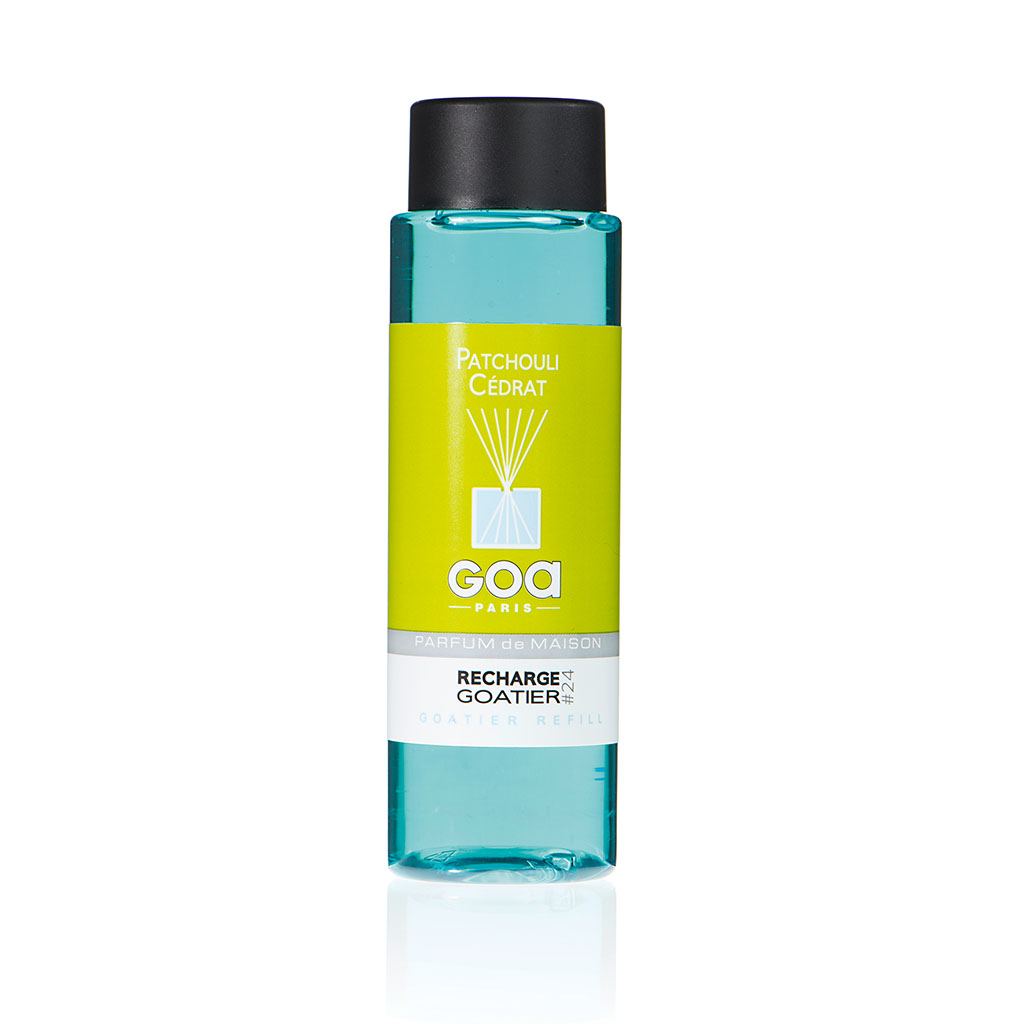 Recharge pour diffuseur Patchouli cédrat 250ml - GOA