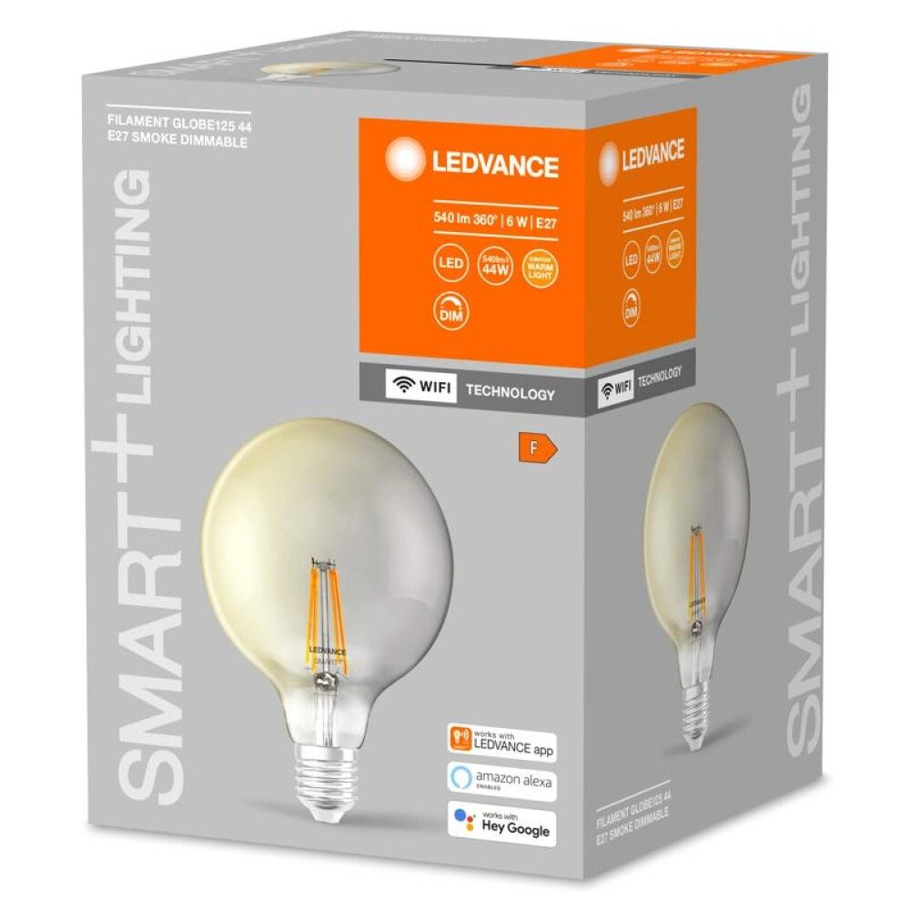 LYSPÆRE LEDVANCE SMART+ WIFI SMOKE DIMBAR E27 6W