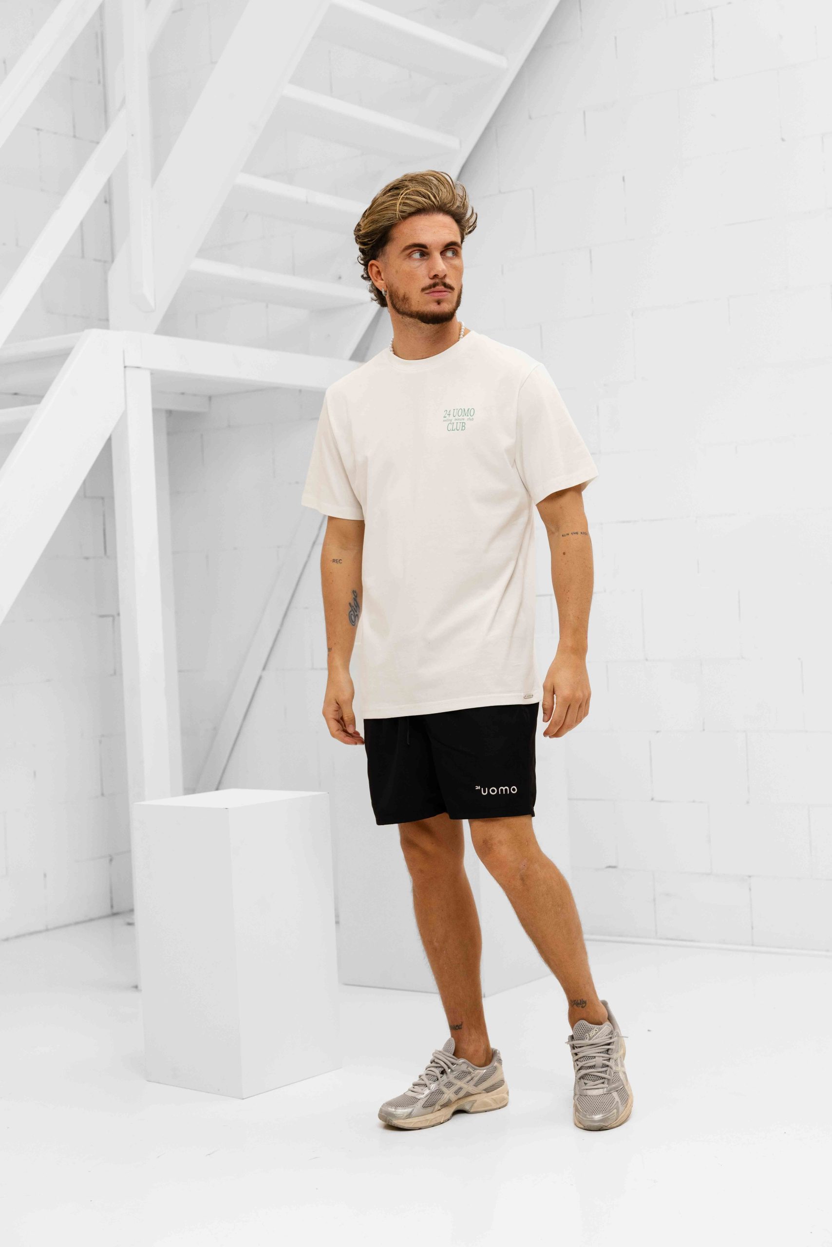 24 Uomo Basic Zwembroek Heren Zwart
