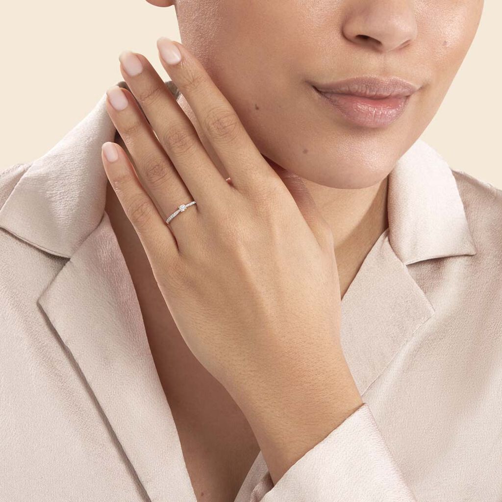 Bague Solitaire Hemera Or Jaune Diamant