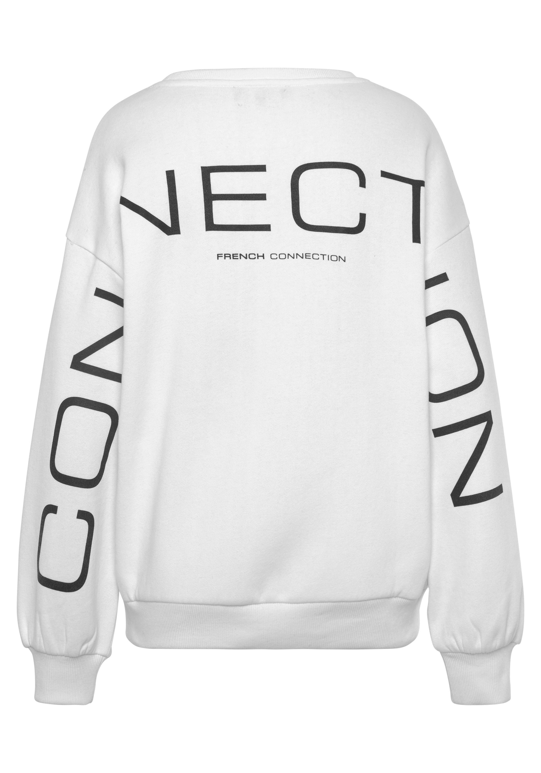 French Connection Sweatshirt , mit Schriftzug auf dem Rücken