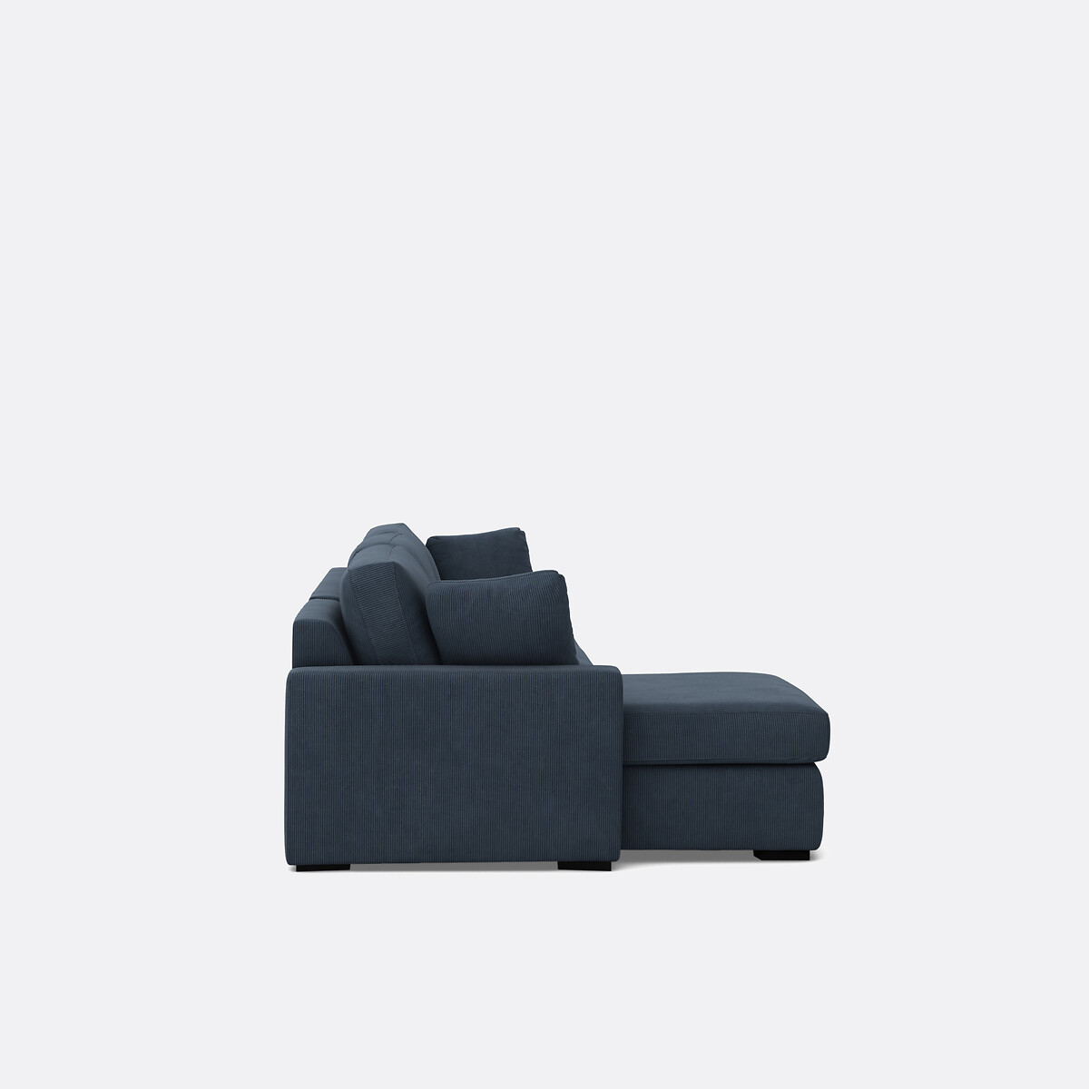 LA REDOUTE INTERIEURS<br>Sofá cama de canto em bombazina fina, Bultex, Timor